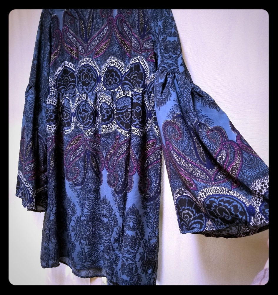 Earthbound Paisley blouse